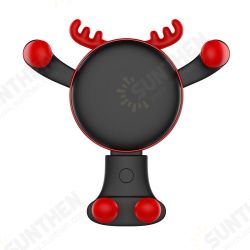 Merry Christmas Gift 10W Wireless Charging Gravity Linkage Car Air Outlet Phone Mount Holder Merry Christmas Gift 10W Wireless Charging Gravity Linkage Car Air Outlet Phone Mount Holder