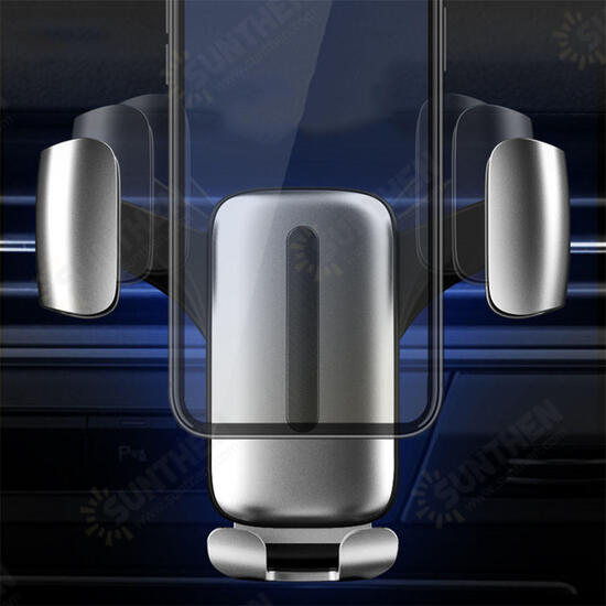 Metal Gravity Linkage Automatical Lock 360 Degree Rotation Car Mount Air Vent Holder Stand for Moible Phone Metal Gravity Linkage Automatical Lock 360 Degree Rotation Car Mount Air Vent Holder Stand for Moible Phone