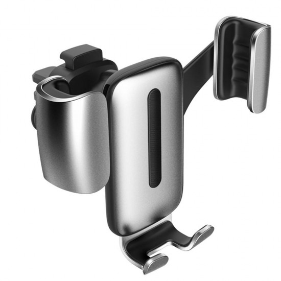 Metal Gravity Linkage Automatical Lock 360 Degree Rotation Car Mount Air Vent Holder Stand for Moible Phone