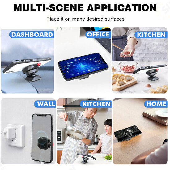 Multiple Scenario 360° Rotation Car Dashboard Mobile Phone Holder Stand Bracket for 3.5-6.8 inch Phones POCO X3 F3