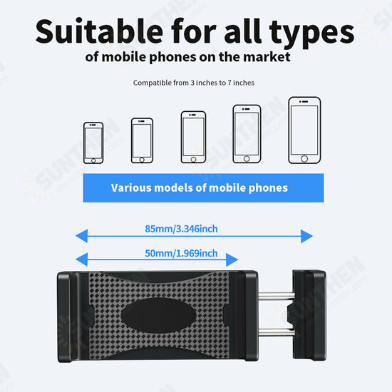 Double Collet Car Universal Holder Multifunctional Navigation Phone Holder For iPhone 13 Pro Max For Samsung Galaxy Z Fllp3 5G For Xiaomi 12