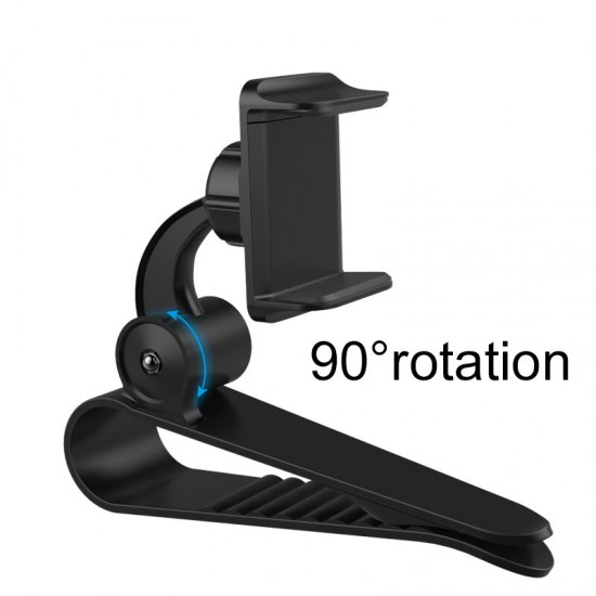 Universal 360° Adjustable GPS Car Clip Sun Visor Cell Phone Holder For Most smartphones Such For Samsung For iphone Huawei