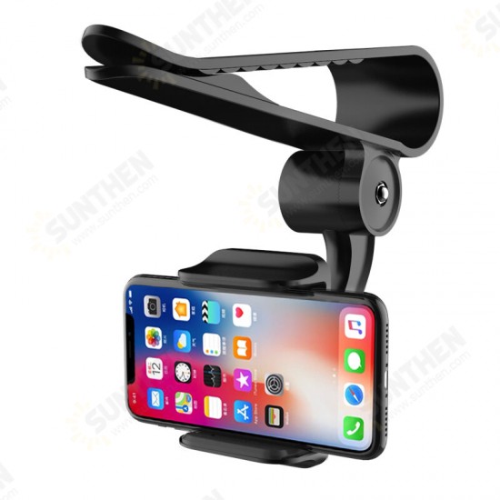 Universal 360° Adjustable GPS Car Clip Sun Visor Cell Phone Holder For Most smartphones Such For Samsung For iphone Huawei