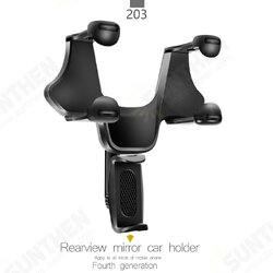 Universal Car Rearview Mirror Mobile Phone GPS Navigation Mount Holder Stand for POCO F3 X3 NFC 4.0-6.2 inch Devices Universal Car Rearview Mirror Mobile Phone GPS Navigation Mount Holder Stand for POCO F3 X3 NFC 4.0-6.2 inch Devices