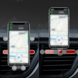 Universal Mini Gravity Linkage Automatic Lock Air Vent Car Phone Holder Car Mount for iPhone Universal Mini Gravity Linkage Automatic Lock Air Vent Car Phone Holder Car Mount for iPhone