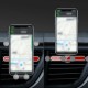 Universal Mini Gravity Linkage Automatic Lock Air Vent Car Phone Holder Car Mount for iPhone