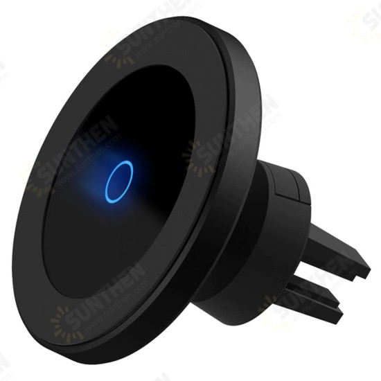 W5 10W Qi Fast Charging Magnetic Wireless Charger Car Air Outlet / Dashboard Mobile Phone Car / Desktop Phone Holder