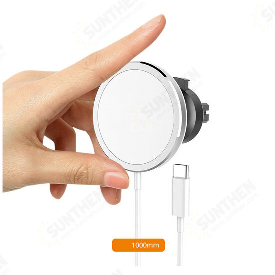 WP10 15W Magsafe Wireless Car Charger Air Vent Mount Phone Holder For iPhone 12 Series