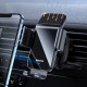 Electric Induction Bracket 360° Rotation Solar Power AutoLock Clamp Aluminium Alloy Car Air Vent Phone Holder for iPhone13 POCOX3 F3 4.7-6.7inch Phone