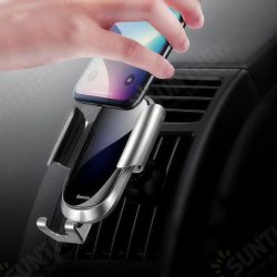 Tempered Glass Mirror Surface Gravity Auto Lock Car Holder Stand for Mobile Phone Tempered Glass Mirror Surface Gravity Auto Lock Car Holder Stand for Mobile Phone
