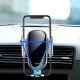 Tempered Glass Mirror Surface Gravity Auto Lock Car Holder Stand for Mobile Phone
