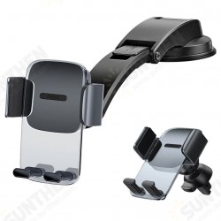 Universal 360° Rotation Car Air Vent/ Dashboard Mount Phone Holder Bracket GPS Stand for 4.7-6.7 inch Devices For iPhone Samsung POCO X3 F3 Universal 360° Rotation Car Air Vent/ Dashboard Mount Phone Holder Bracket GPS Stand for 4.7-6.7 inch Devices For iPhone Samsung POCO X3 F3