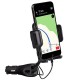 Flexible Gooseneck LED Display Universal Dual USB 24V 3.1A Quick Fast Charging Car Charger Phone Holder Stand for POCO F3 X3 Flexible Gooseneck LED Display Universal Dual USB 24V 3.1A Quick Fast Charging Car Charger Phone Holder Stand for POCO F3 X3