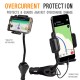 Flexible Gooseneck LED Display Universal Dual USB 24V 3.1A Quick Fast Charging Car Charger Phone Holder Stand for POCO F3 X3 Flexible Gooseneck LED Display Universal Dual USB 24V 3.1A Quick Fast Charging Car Charger Phone Holder Stand for POCO F3 X3