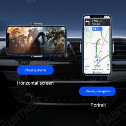 D7 Mini Aluminium Alloy Automatic Locking Electric Air Vent Phone Holder Bracket for POCO F3 Redmi Note 10 D7 Mini Aluminium Alloy Automatic Locking Electric Air Vent Phone Holder Bracket for POCO F3 Redmi Note 10