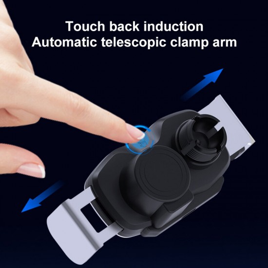 D7 Mini Aluminium Alloy Automatic Locking Electric Air Vent Phone Holder Bracket for POCO F3 Redmi Note 10