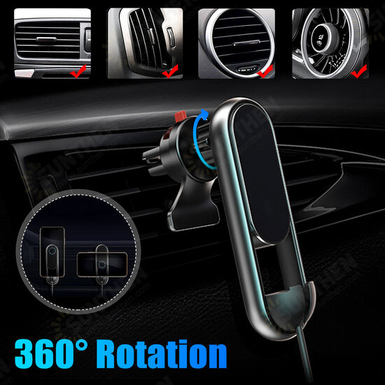 Car Mobile Phone Holder Car Sun Visor Dashboard/Air Outlet Mobile Phone Holder