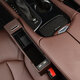 Car Right Seat Gap Leather Phone ID Card Key Storage Coin Box Cup Holders Car Cradles Organizer with Dual USB Ports