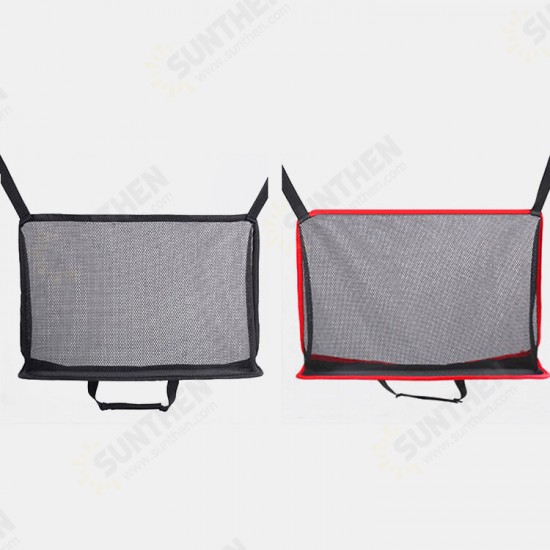 Car Storage Bag Net Pocket Handbag Holder Seat Back Folding Storage Hanging Bag