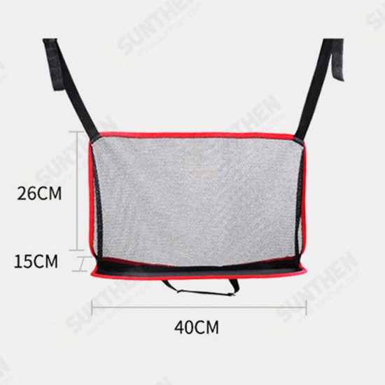 Car Storage Bag Net Pocket Handbag Holder Seat Back Folding Storage Hanging Bag