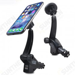 Cobao 2 in 1 Universal Magnetic Mobile Phone Mount Holder Stand For With Dual USB Car Charger Of Vehicle Cobao 2 in 1 Universal Magnetic Mobile Phone Mount Holder Stand For With Dual USB Car Charger Of Vehicle
