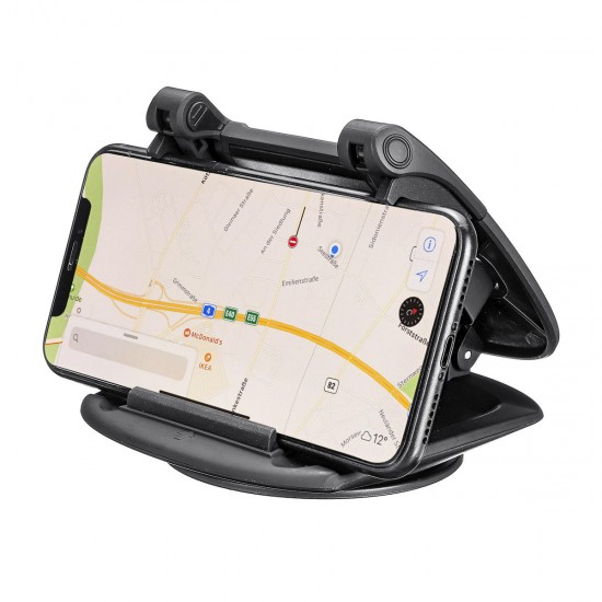 Dashboard Suction Cup Car Phone Holder Clamp Car Mount 360 Degree Rotation For 3.5-6.5 Inch Smart Phone iPhone Samsung