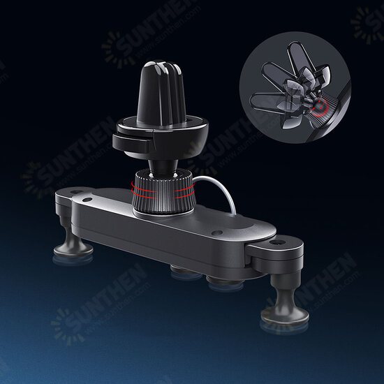 New Upgrade Universal Mini 360 Rotation Gravity Linkage Automatic Lock Air Vent Car Phone Holder Car Mount for iPhone