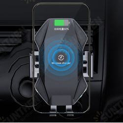 15W Car Wireless Charger Intelligent Sensor Air Vent Phone Holder with LED Light for 4.7-6.8 inch Devices POCO X3 F3 15W Car Wireless Charger Intelligent Sensor Air Vent Phone Holder with LED Light for 4.7-6.8 inch Devices POCO X3 F3