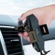 15W Car Wireless Charger Intelligent Sensor Air Vent Phone Holder with LED Light for 4.7-6.8 inch Devices POCO X3 F3