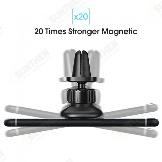 Universal Mini 360° Rotation Magnetic Car Air Vent Mobile Phone Holder Stand Bracket for iPhone 13 POCO X3 F3