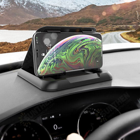 Foldable Multifunctional Car Dashboard Mount Mobile Phone GPS Holder Stand for 3-7 inch Devices Foldable Multifunctional Car Dashboard Mount Mobile Phone GPS Holder Stand for 3-7 inch Devices