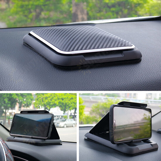 Foldable Multifunctional Car Dashboard Mount Mobile Phone GPS Holder Stand for 3-7 inch Devices Foldable Multifunctional Car Dashboard Mount Mobile Phone GPS Holder Stand for 3-7 inch Devices