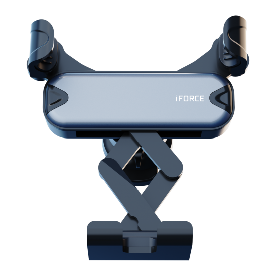 G1 Universal Mirror Surface Car Air Vent Aluminum Alloy Bracket Gravity Linkage Phone Holder Stand for POCO X3 F3