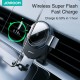 15W Wireless Charger Car Phone Holder Wireless Charger Car Mount Smart Infrared Sensor for Air Vent Mount/Dashboard Mobile Navigation Bracket