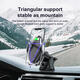 15W Wireless Charger Infrared Smart Sensor Air Vent Dashboard Car Phone Holder Car Mount for 4.0-6.5Inch Smart Phone Samsung Galaxy Note10 iPhone11