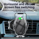 15W Wireless Charger Infrared Smart Sensor Air Vent Dashboard Car Phone Holder Car Mount for 4.0-6.5Inch Smart Phone Samsung Galaxy Note10 iPhone11