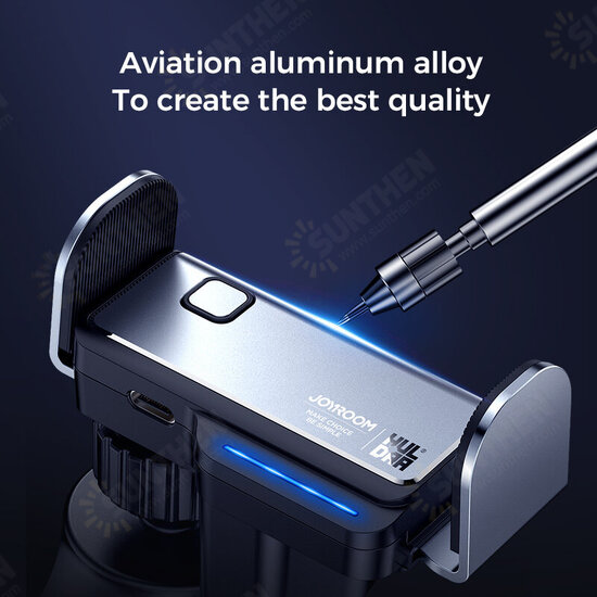 200mAh 360°Rotating Car Wireless Charger Gravity Linkage Auto Lock Air Vent Dashboard Phone Holder for iPhone11 SamsungGalaxy S20/10 4.7-6.5inch Phone