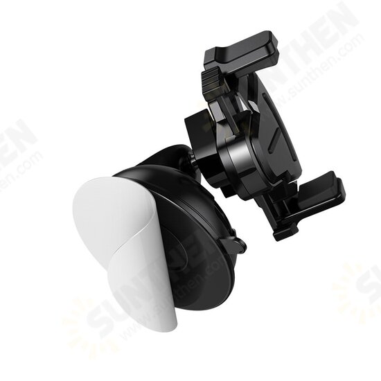 T-type Suction Cup 360° Rotation Dashboard Bracket Car Phone Holder for 4.0-6.7 Inch Mobile Phone for iPhone 11 for Samsung Galaxy Note 20 Ultra