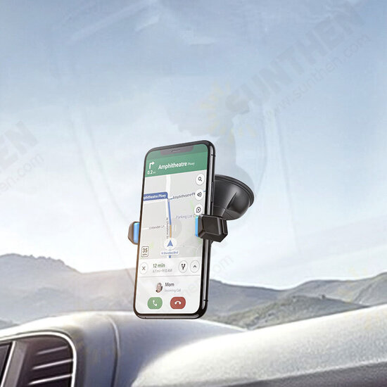 T-type Suction Cup 360° Rotation Dashboard Bracket Car Phone Holder for 4.0-6.7 Inch Mobile Phone for iPhone 11 for Samsung Galaxy Note 20 Ultra