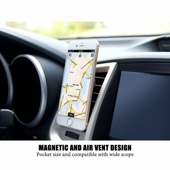 A500 360° Rotation Magnetic Car Air Vent Phone Holder Mount Bracket for iPhone 13 12 POCO X3 F3