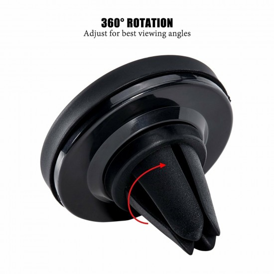 A500 360° Rotation Magnetic Car Air Vent Phone Holder Mount Bracket for iPhone 13 12 POCO X3 F3