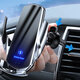 Q3 Infrared Sensing Automatic Clamping 15W Qi Car Air Vent Wireless Charger Magnetic Fast Charging Phone Holder Stand