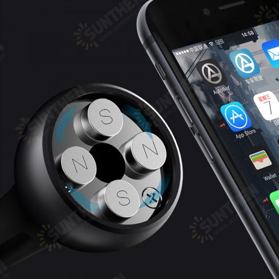 Magnetic 360 Degree Rotation Air Vent Car Phone Stand Holder Mount for iPhone 11 for Samsung Xiaomi