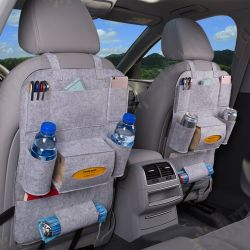 [Multi-Color to Choose] Multi-Function with Phone Bottle Storage Pocket Car Seat Container Hanging Bag