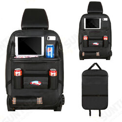 Multi-Function Leather Car Seat Hanging Bag with Phone/ Tablet Storage Pocket Travel Folding Dining Table Container Multi-Function Leather Car Seat Hanging Bag with Phone/ Tablet Storage Pocket Travel Folding Dining Table Container