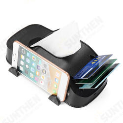 Multi-function Anti-slip Tissue BoxCard Slot Car Holder Dashboard Mount for iPhone Mobile Phone Multi-function Anti-slip Tissue BoxCard Slot Car Holder Dashboard Mount for iPhone Mobile Phone