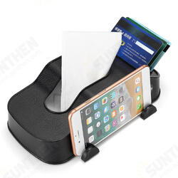 Multi-function Anti-slip Tissue BoxCard Slot Car Holder Dashboard Mount for iPhone Mobile Phone Multi-function Anti-slip Tissue BoxCard Slot Car Holder Dashboard Mount for iPhone Mobile Phone