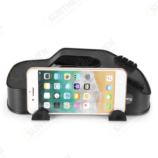 Multi-function Anti-slip Tissue BoxCard Slot Car Holder Dashboard Mount for iPhone Mobile Phone