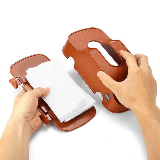 Multi-function Anti-slip Tissue BoxCard Slot Car Holder Dashboard Mount for iPhone Mobile Phone