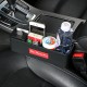 Multifunction Leather Car Seat Gap Storage Box Mobile Phone Water Cup Holder